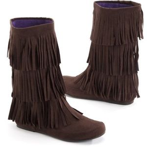 NWOT - Women's Sueded Fringe Boots